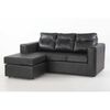 Sofá Modular Kea Rodas 3 Cuerpos Negro