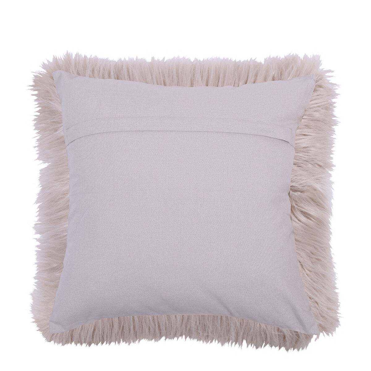 Cojín Peludo Sohome by Fabrics Beige 45 x 45 cm