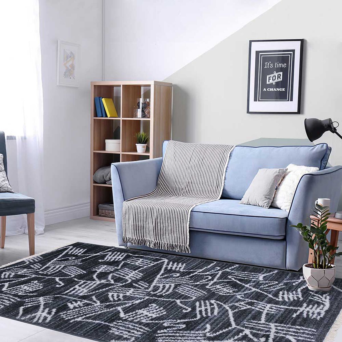 Alfombra Frise Genova Mashini Lo Espe 133 x 190 cm