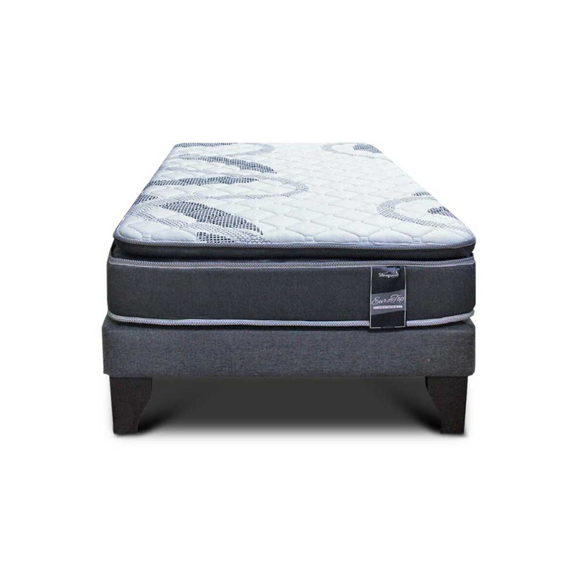 Cama Europea Sleepwell 1,5 Plazas One Side