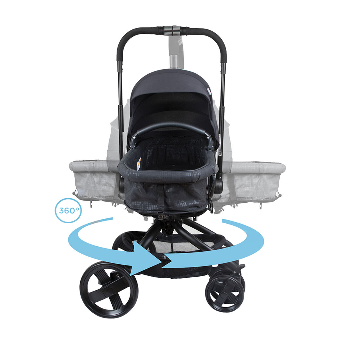 Coche Travel System I-Giro Bright Black Infanti