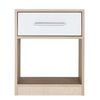 Velador Mobikit Oslo Blanco-Jerez 1 Cajón