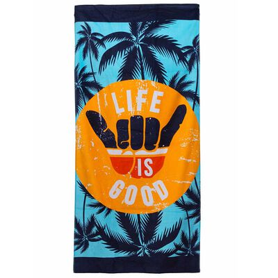 Toalla de Playa Velour Casanova Palm 75 x 150 cm.