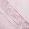 Juego de Sábanas Liso Plumetti 1,5 Plazas Broderie Rosado