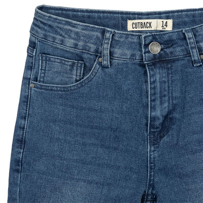 Imagen 2 del producto Short de Algodón Niño Cutback Azul, Azul Claro, Negro