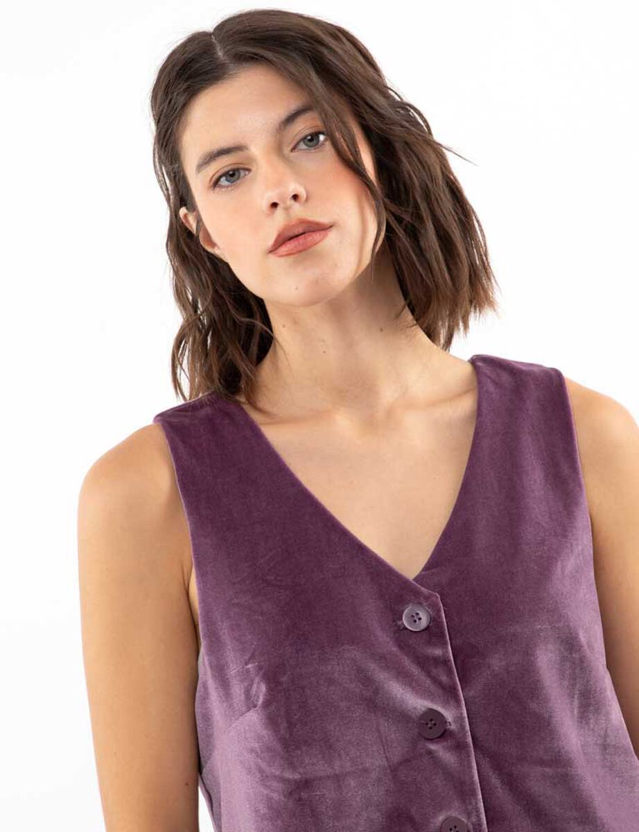 Blazer Gillette Terciopelo Plush Mujer Zibel