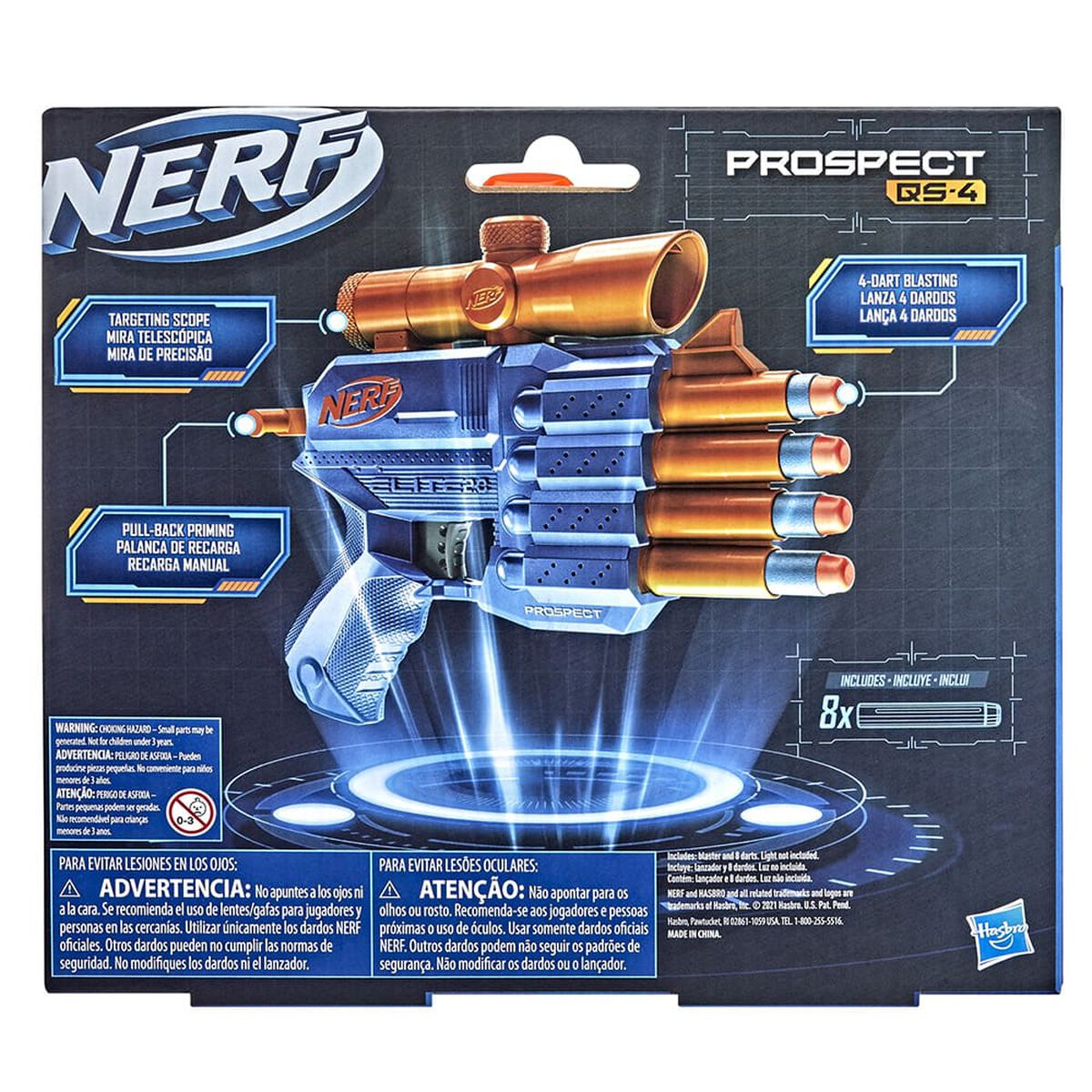 Lanzador Nerf Elite 2.0 Prospect Qs-4