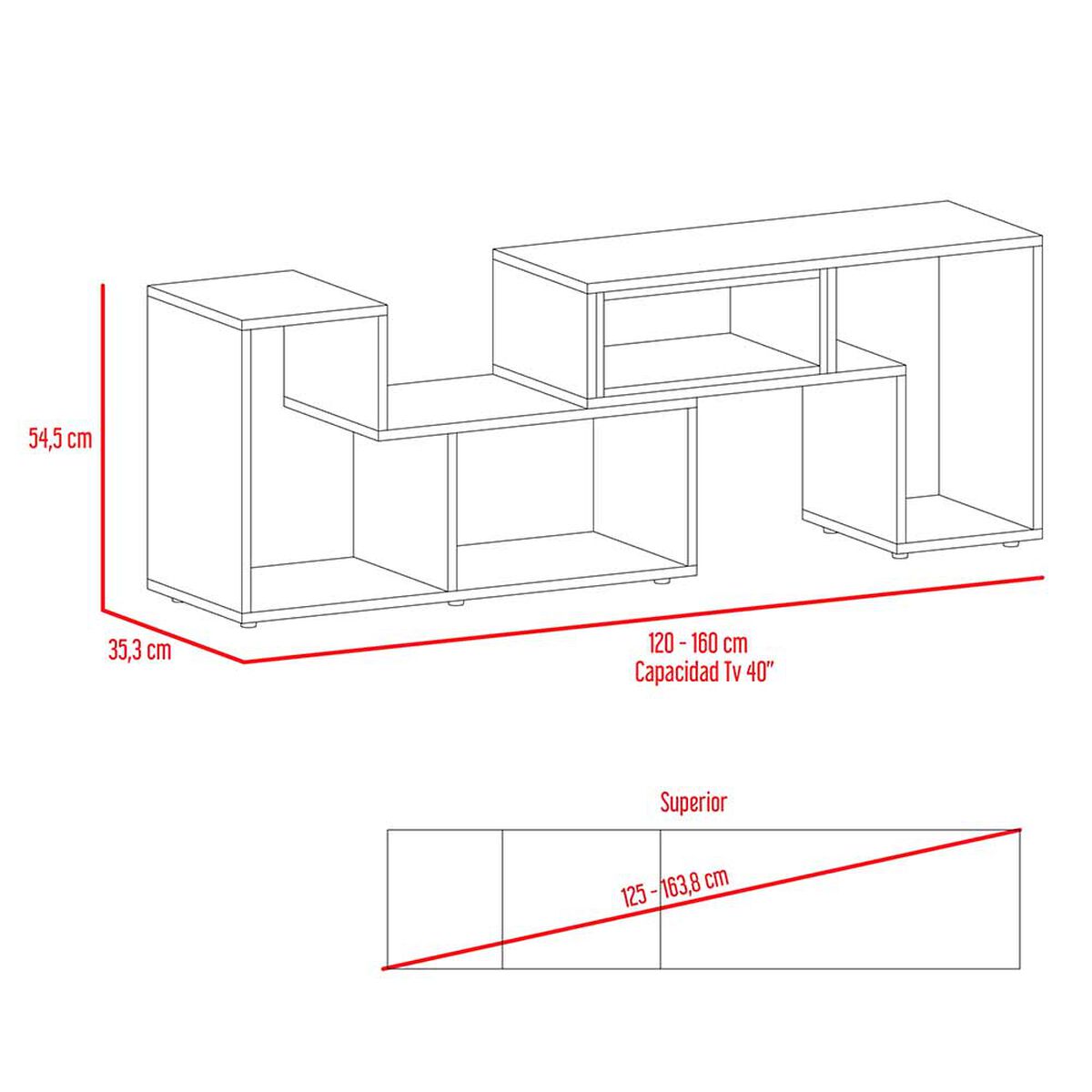 Rack Extensible Beijing TV 40"