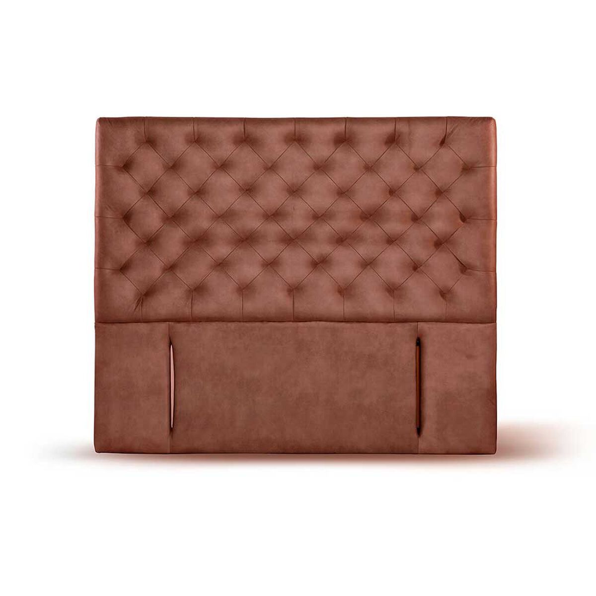 Respaldo Latam Home King Brescia Cuero Tabaco