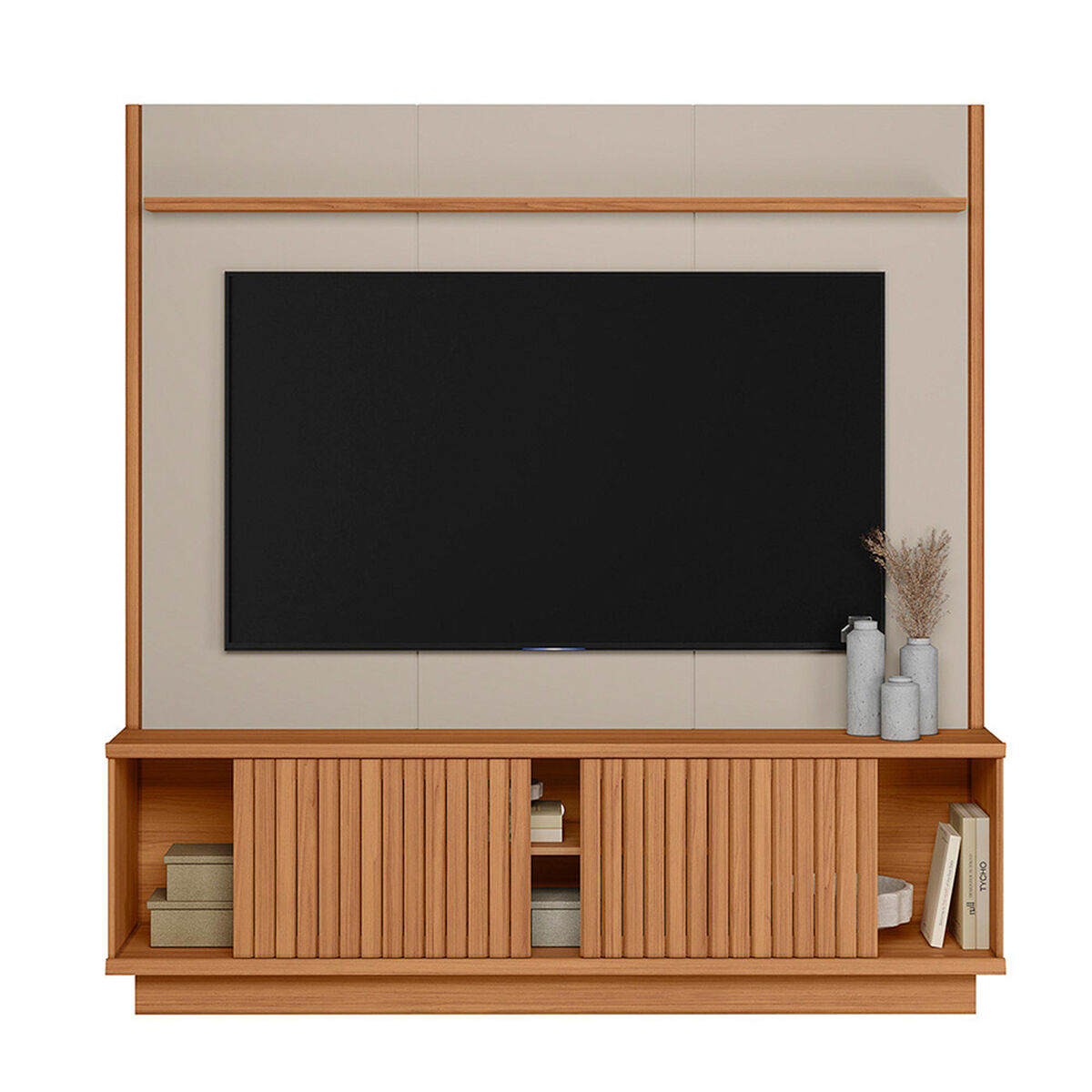 Home TV Di Poretti Design Ravenna Hasta 75" Caf&eacute; Claro