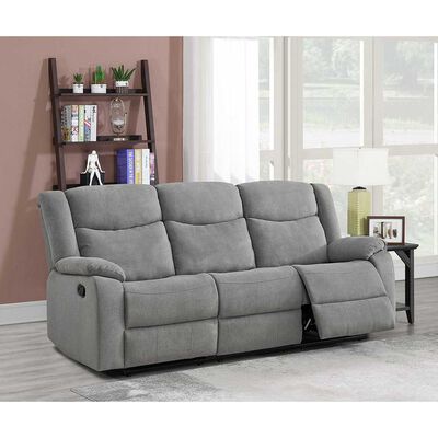Imagen 1 del producto Sofá Reclinable Casanova Denver 3 Cuerpos Grafito Gris