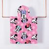 Toalla de Playa con Capucha Infantil Disney Faces Minnie 60 x 120 cm