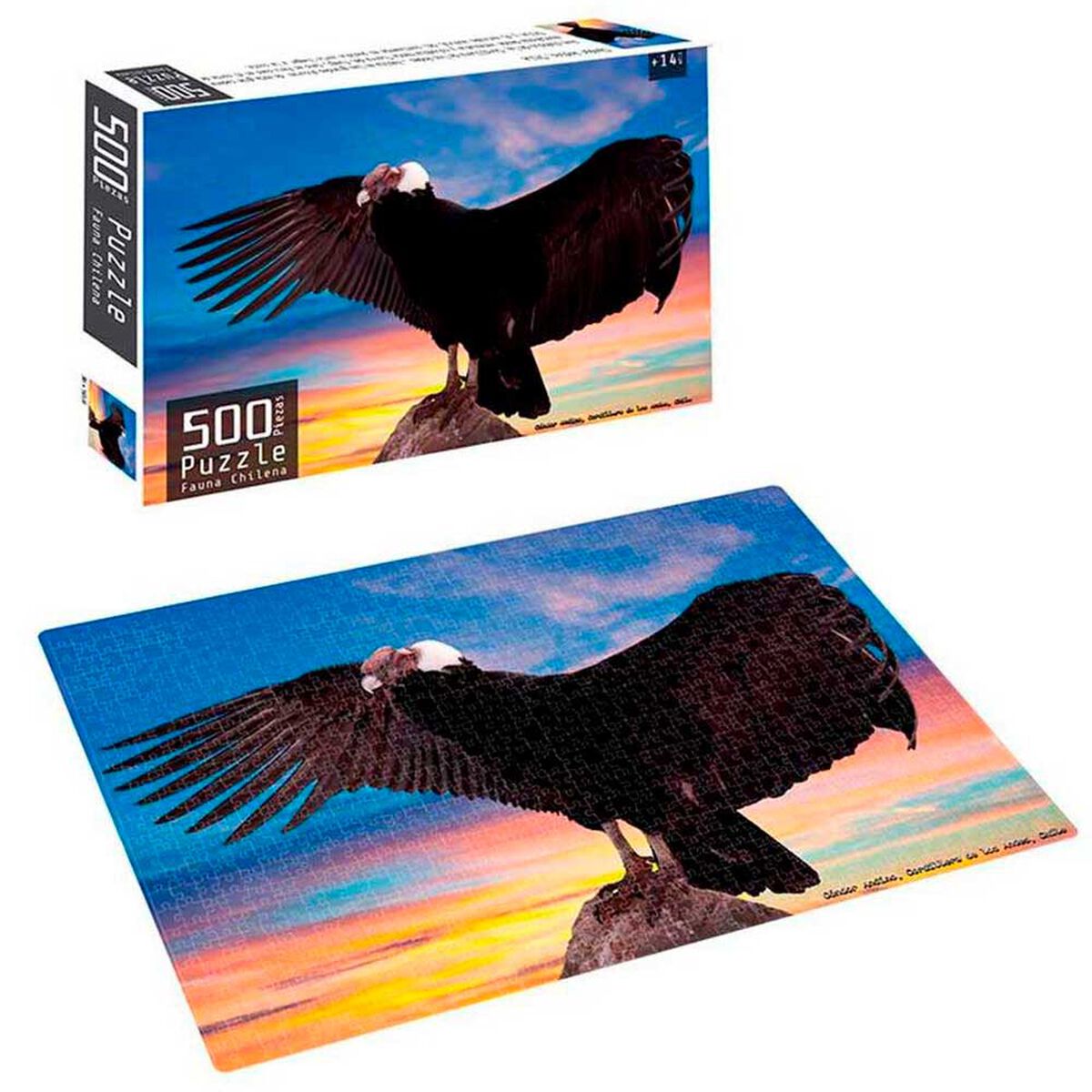 Puzzle 500 Piezas Fauna Chilena Nobel Gift