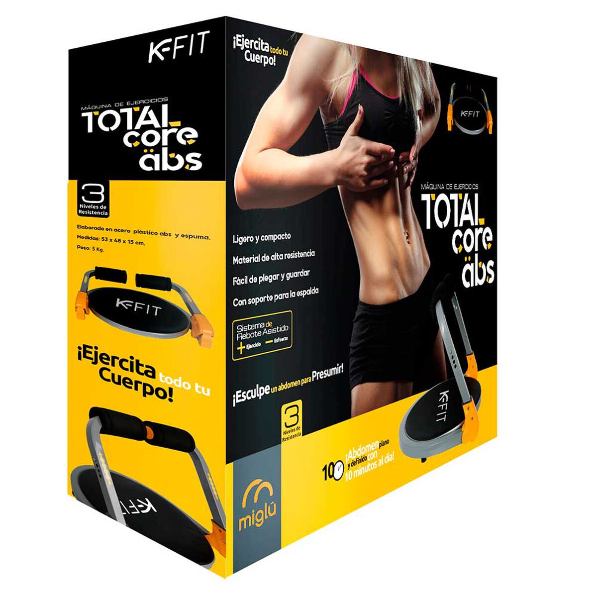 Banca Multifuncional K-Fit Negro