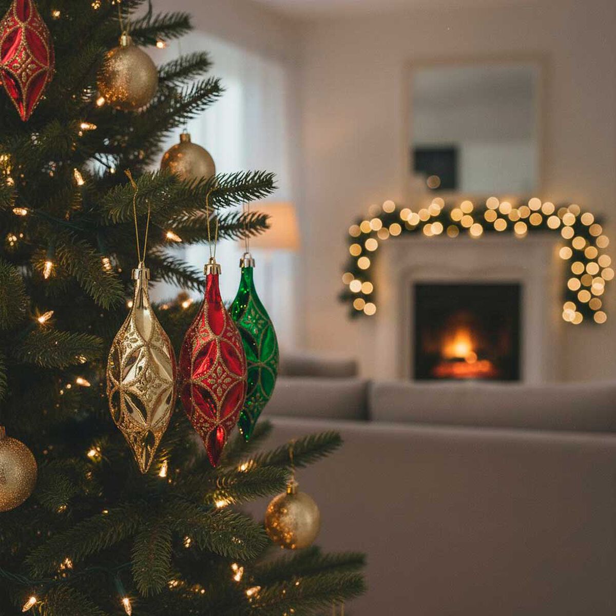 Adorno Navide&ntilde;o Set Esferas 3 Piezas Casanova