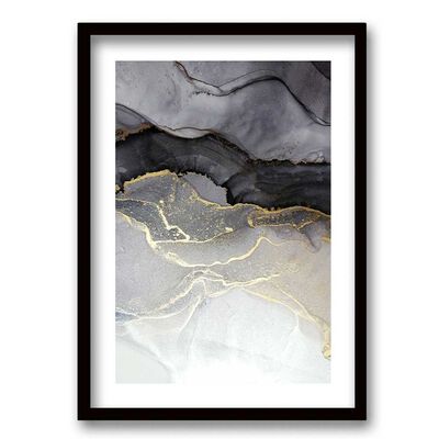 Cuadro Decorativo Retela Marmol Grey 70 x 50 cm