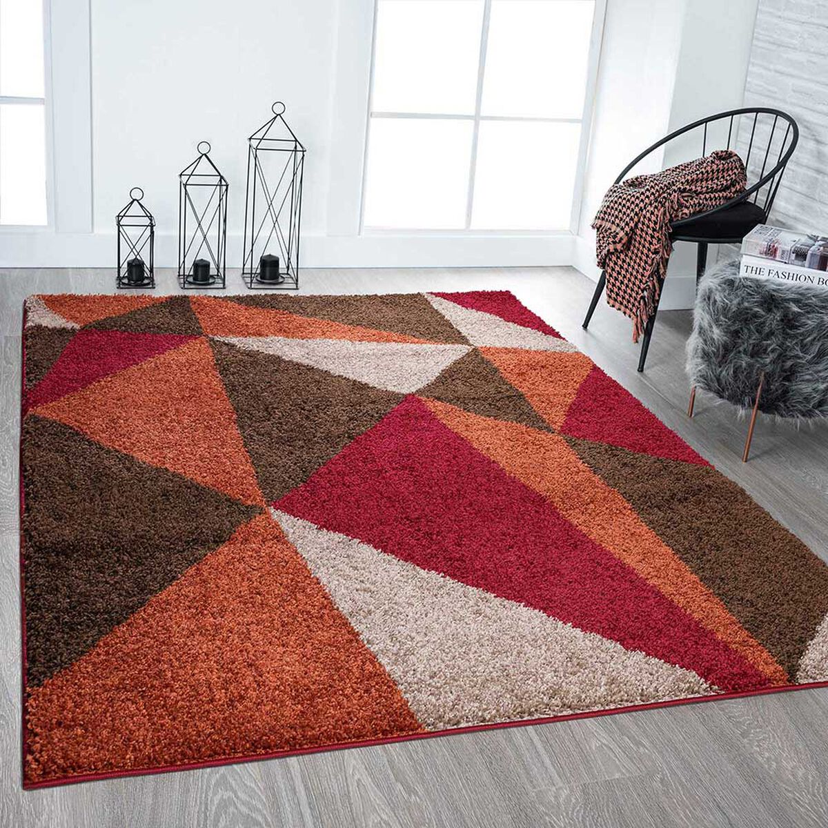 Alfombra Dib Touch 160 x 230 cm Rojo