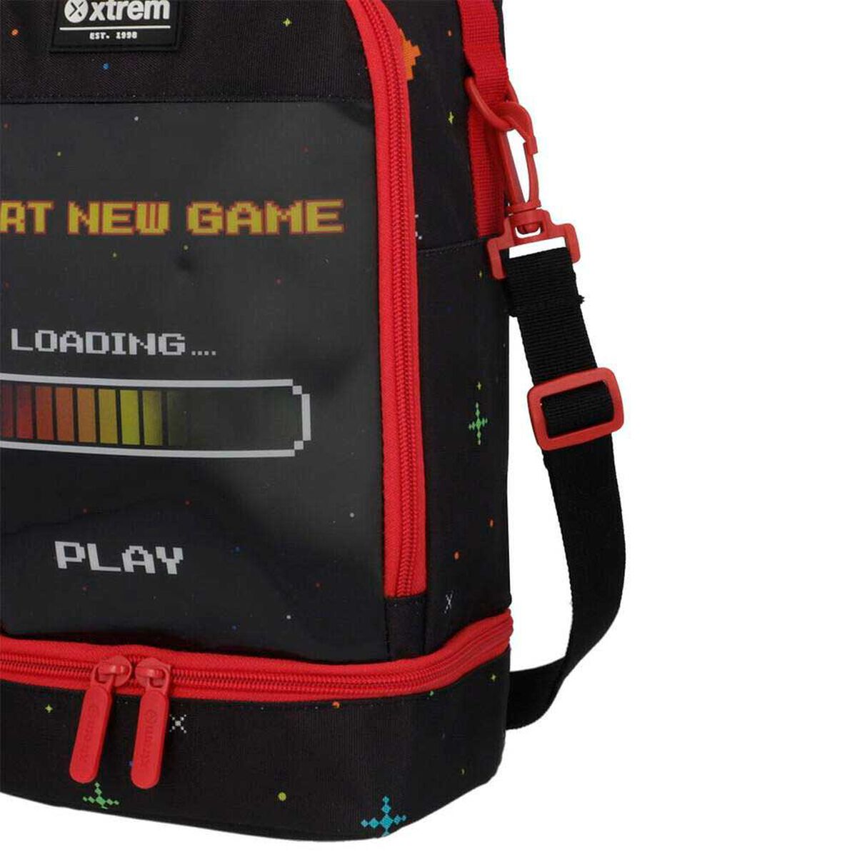 Lonchera T&eacute;rmica Xtrem Lunch 2.0 5XT Gamer Negro