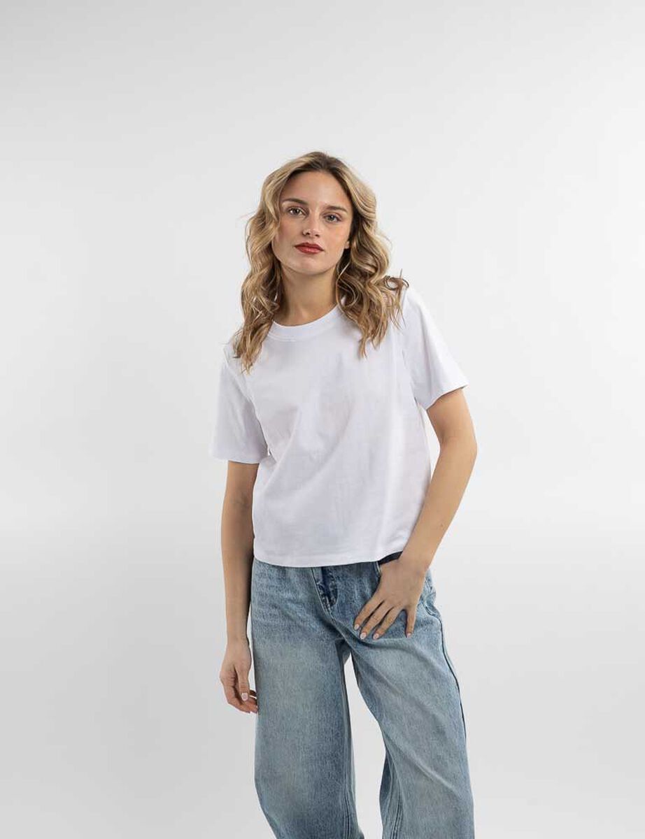 Polera Algod&oacute;n Manga Corta Mujer Icono