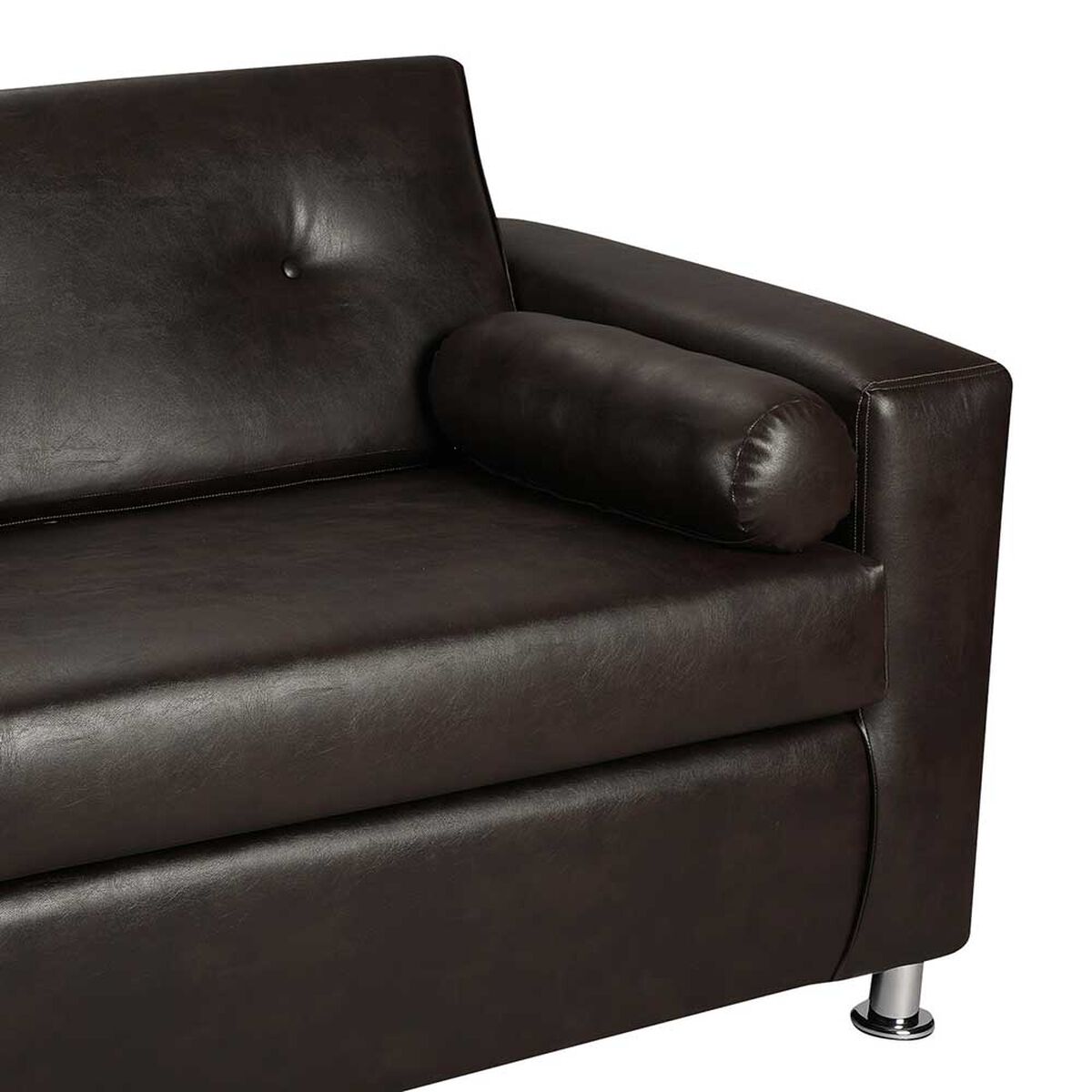 Sof&aacute; Bodevir Vivo PU 12 3 Cuerpos Chocolate&nbsp;