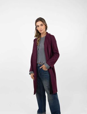 Imagen 1 del producto Chaqueta Larga Mujer Zibel Burdeo, Negro