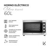 Horno Eléctrico Kitchen-it Silver Series 60L 60 lts.