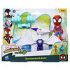 Figura de Acción Spidey & His Amazing Friends Dino-Webs Ghostasaurus & Spidey