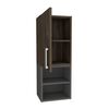 Botiquín TuHome Madrid 1 Puerta Coñac  Plomo