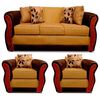 Juego de Living Elegant Detail Girona Sof&aacute; 3 Cuerpos + Dos Sillones 1 Cuerpo Beige