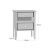 Cama Europea Celta Base Dividida 2 Plazas Cotton Organic + Respaldo + 2 Veladores