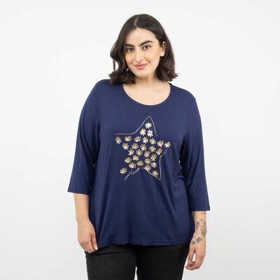 Polera Manga 3/4 Mujer Extralindas