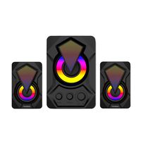 Parlantes Gamer para PC Targa Diamond Pro Negros