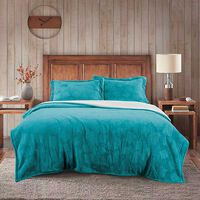 Cubrecama Embossed Estampado Illusions 1,5 Plazas Infinity Celeste