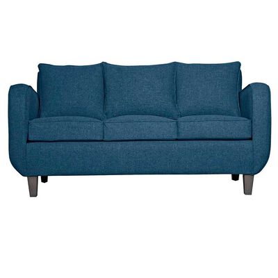 Imagen 2 del producto Juego de Living Ruzam Mobel Cronos Sofá 3 Cuerpos + Dos Sillones 1 Cuerpo Lino Azul