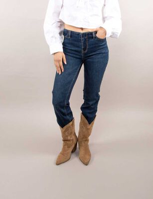 Imagen 1 del producto Jeans Flare Mujer Icono Azul
