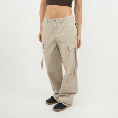 Pantalón Cargo Mujer Icono Arena, Gris, Negro, Verde