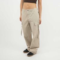 Pantalón Cargo Mujer Icono Arena, Gris, Negro, Verde