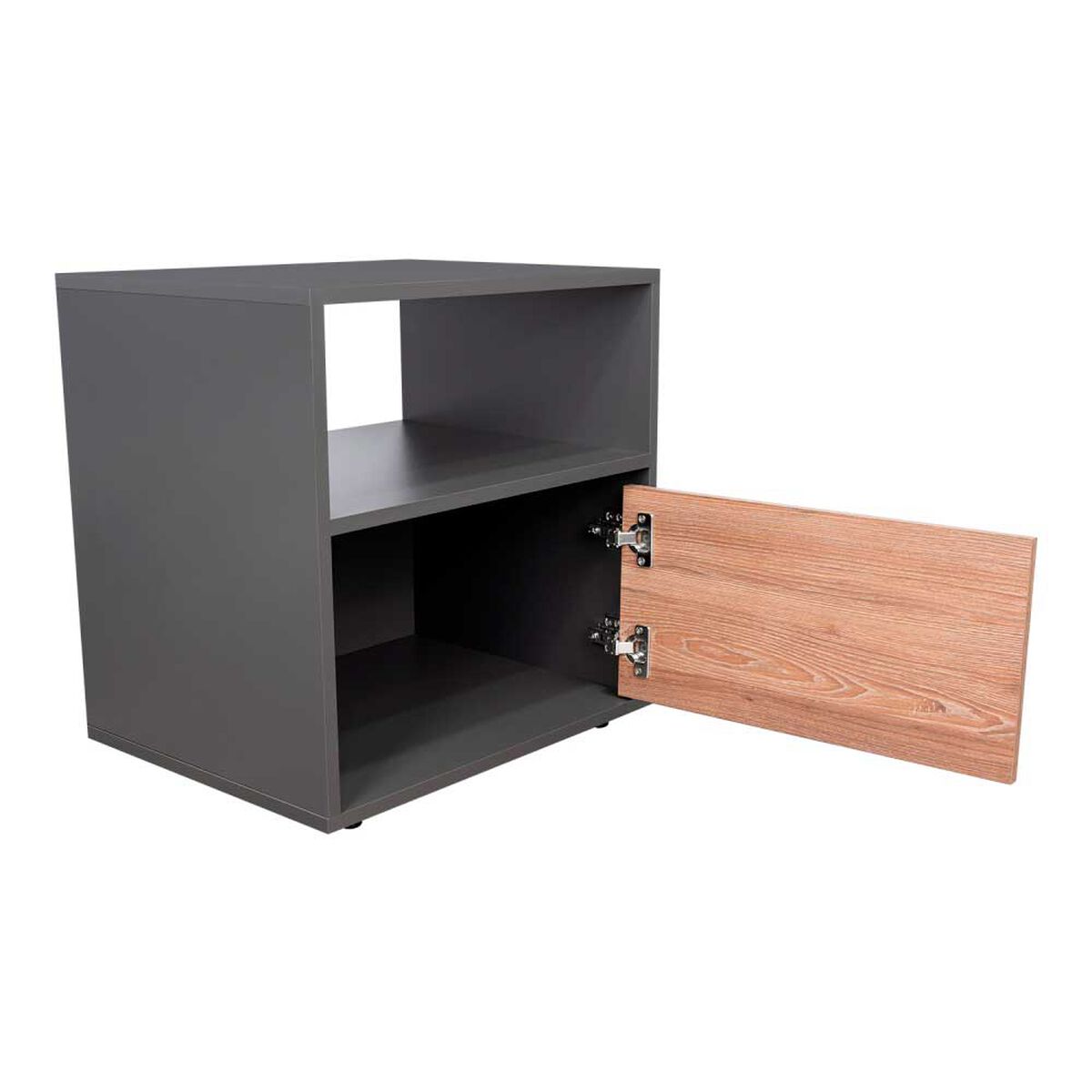 Velador Tuhome Galanto 1 Puerta Plomo y Lenno