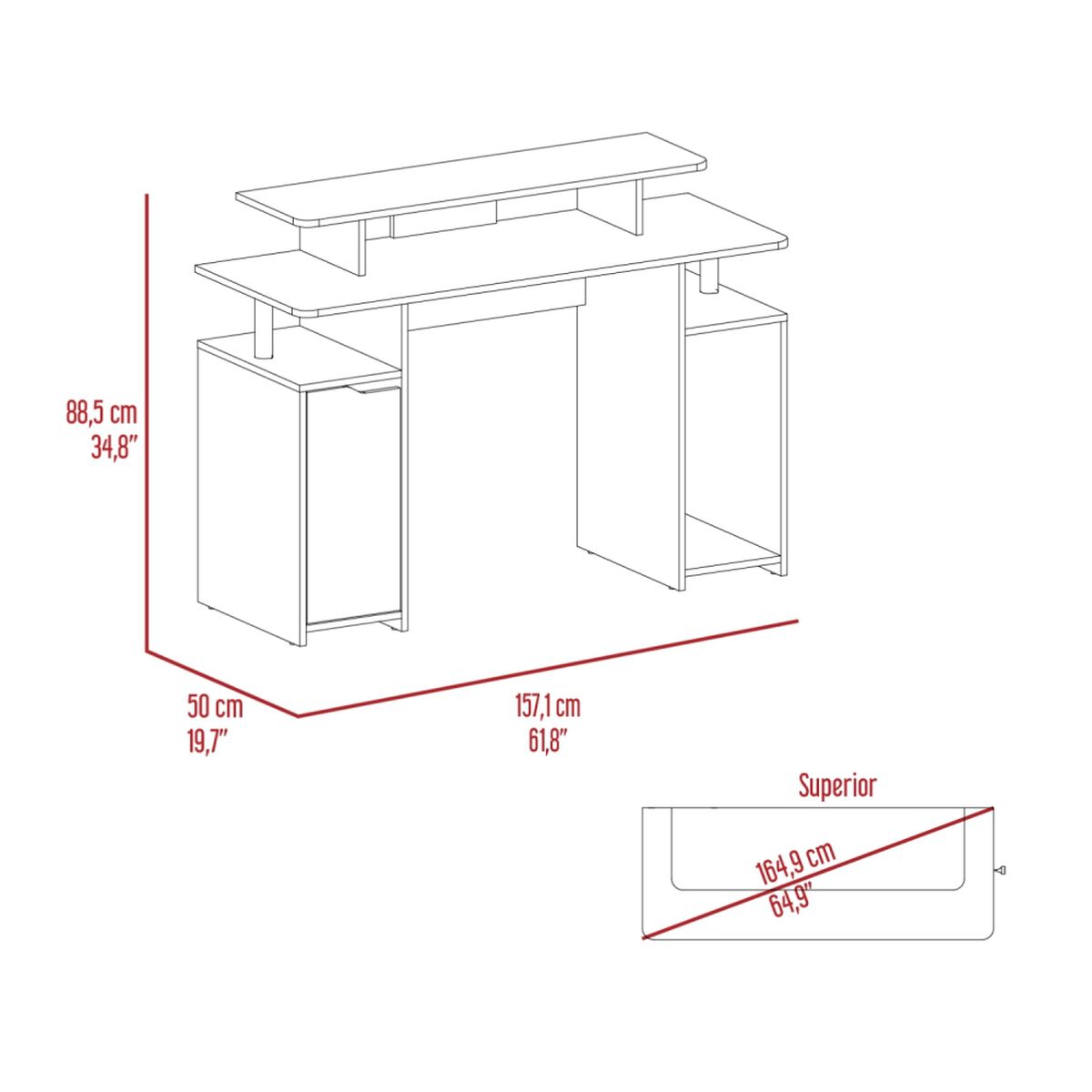 Escritorio TuHome Keria Wengue