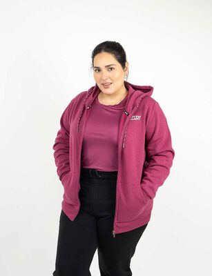 Imagen 1 del producto Polerón Deportivo Mujer Lotto Dark Pink