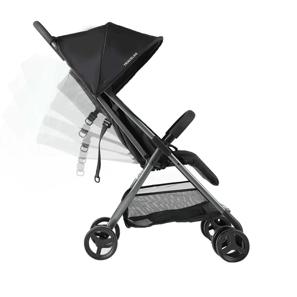 Coche de Paseo Traveler Negro