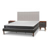 Cama Europea CIC King New Ortopedic + Respaldo Tigris + 2 Veladores
