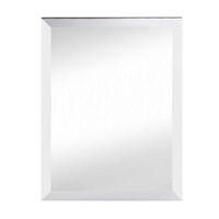 Espejo Plástico Vgo Metalizado Rectangular 50 x 40 cm Plateado