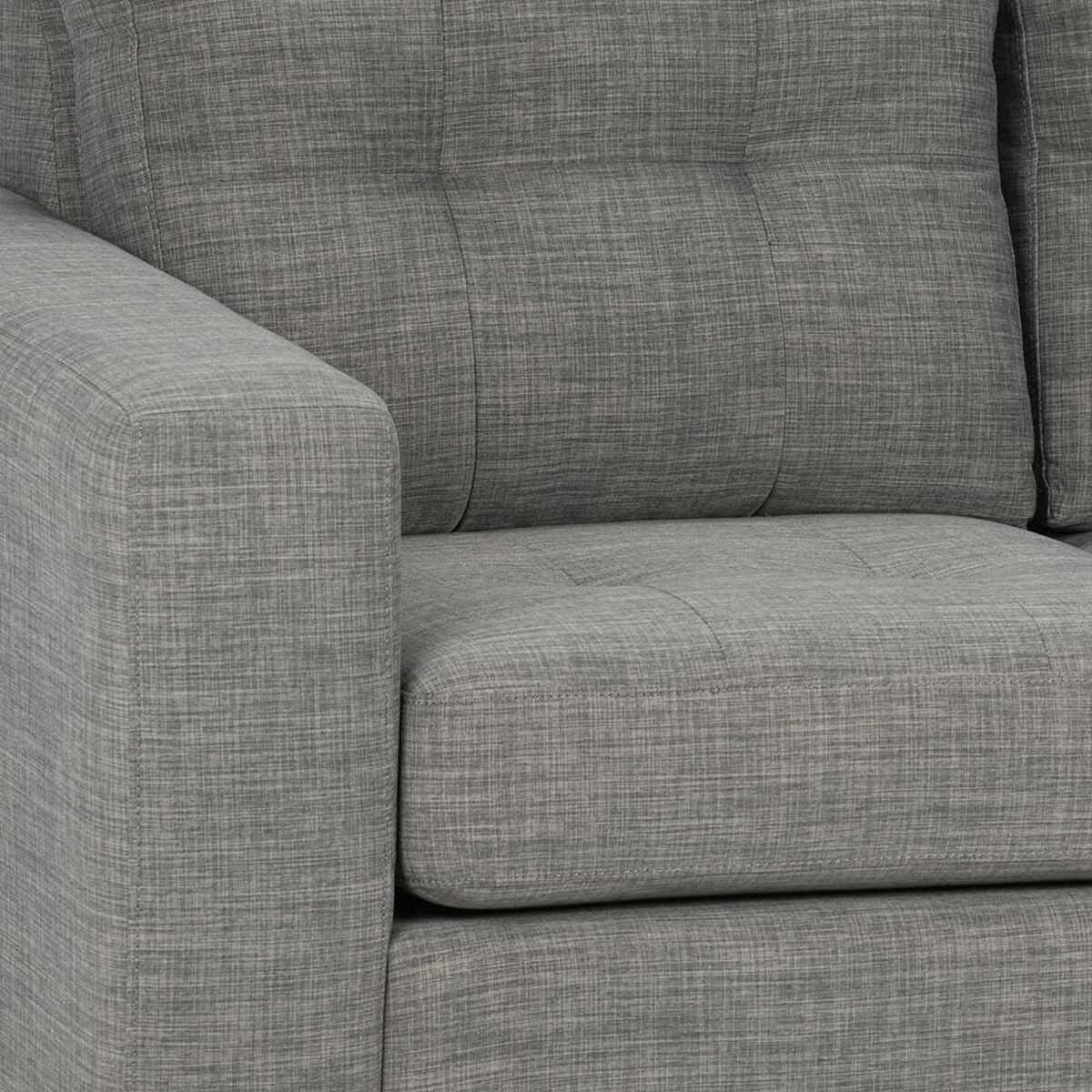 Sofá Rosen Mira Zander 2 Cuerpos Gris
