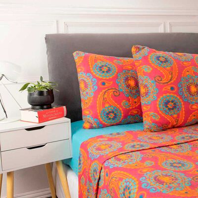 Imagen 2 del producto Juego De Sábanas Polar Casanova 2 Plazas Paisley