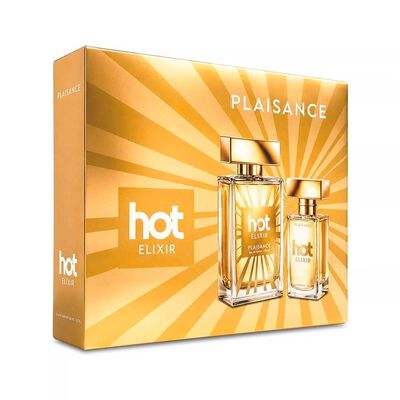 Set Perfume Plaisance Mujer Hot Elixir EDP 100 ml + Miniatura