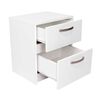 Velador TuHome Argento 2 Cajones Blanco