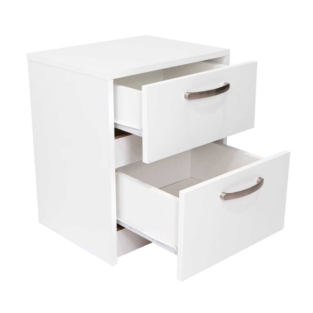 Velador TuHome Argento 2 Cajones Blanco