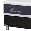 Box Spring CIC Base Dividida 2 Plazas New Ortopedic + Respaldo Baker