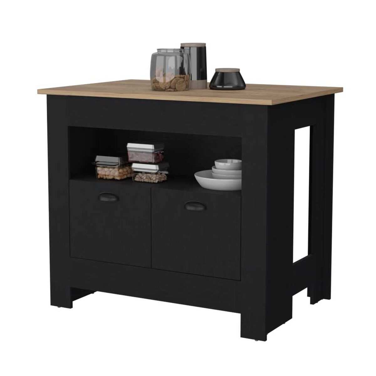 Isla de Cocina TuHome Arlet 2 Puertas Wengue